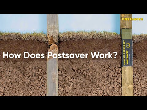 Postsaver voor houten palen (vierkant + rond)