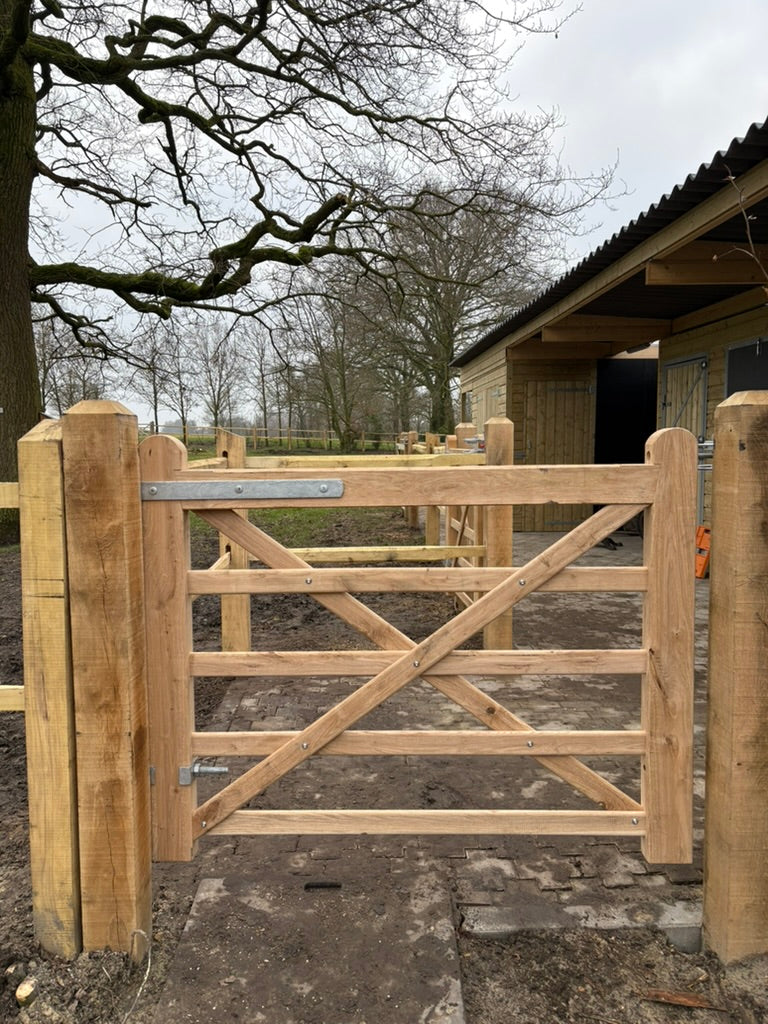 Portail de prairie en CHÊNE - ENGLISH