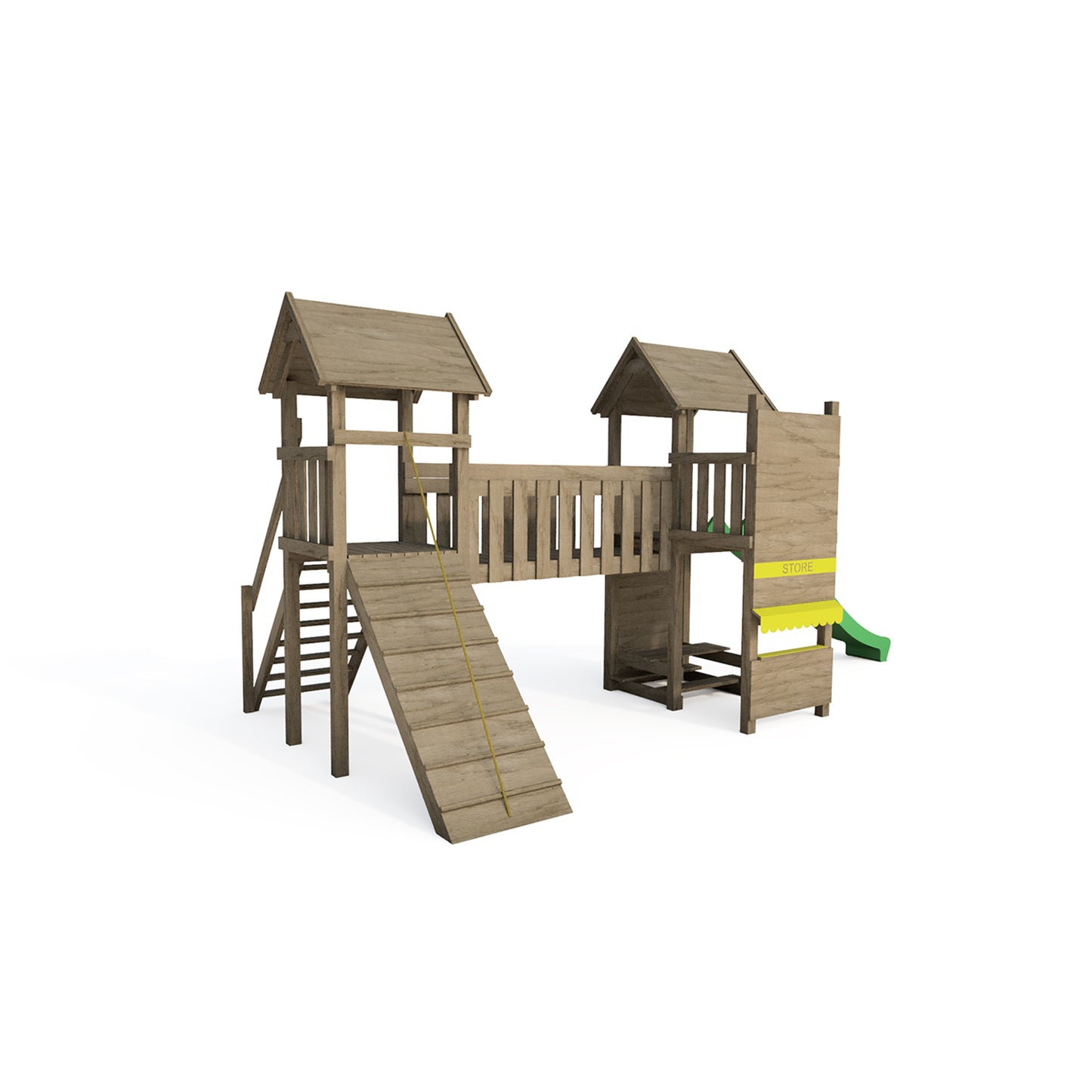 Model CASTEL - houten speeltuig