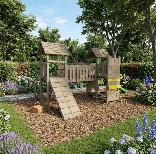 Model CASTEL - houten speeltuig