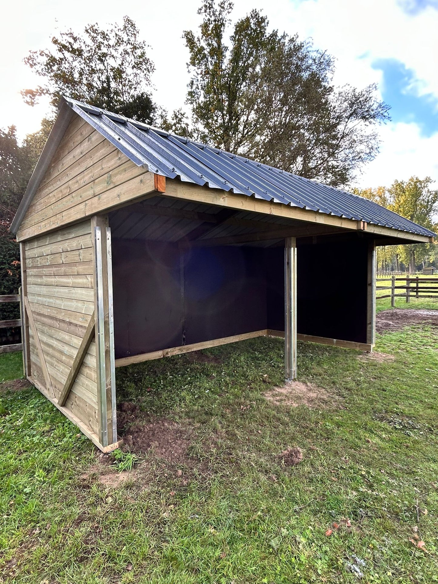 Schuilhok 3mx6m - bouwpakket