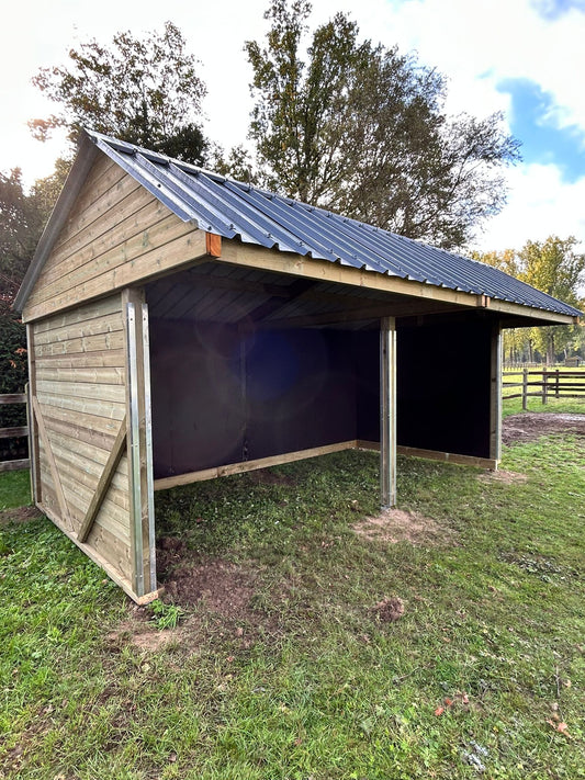 Schuilhok 3mx6m - bouwpakket