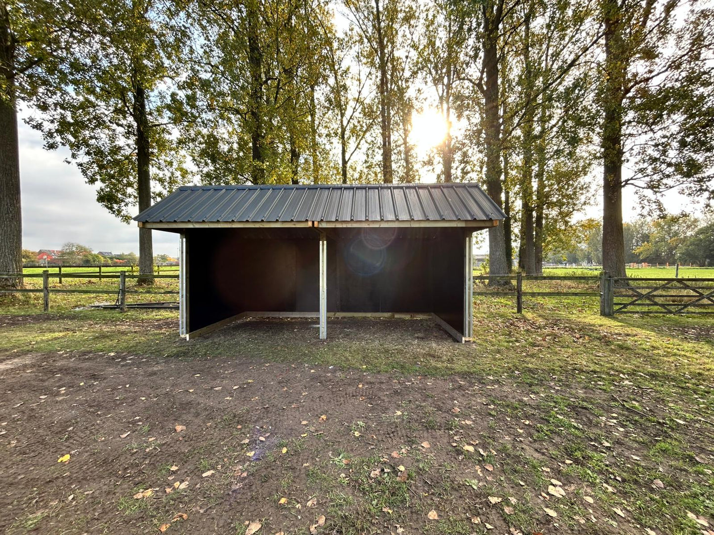 Schuilhok 3mx6m - bouwpakket