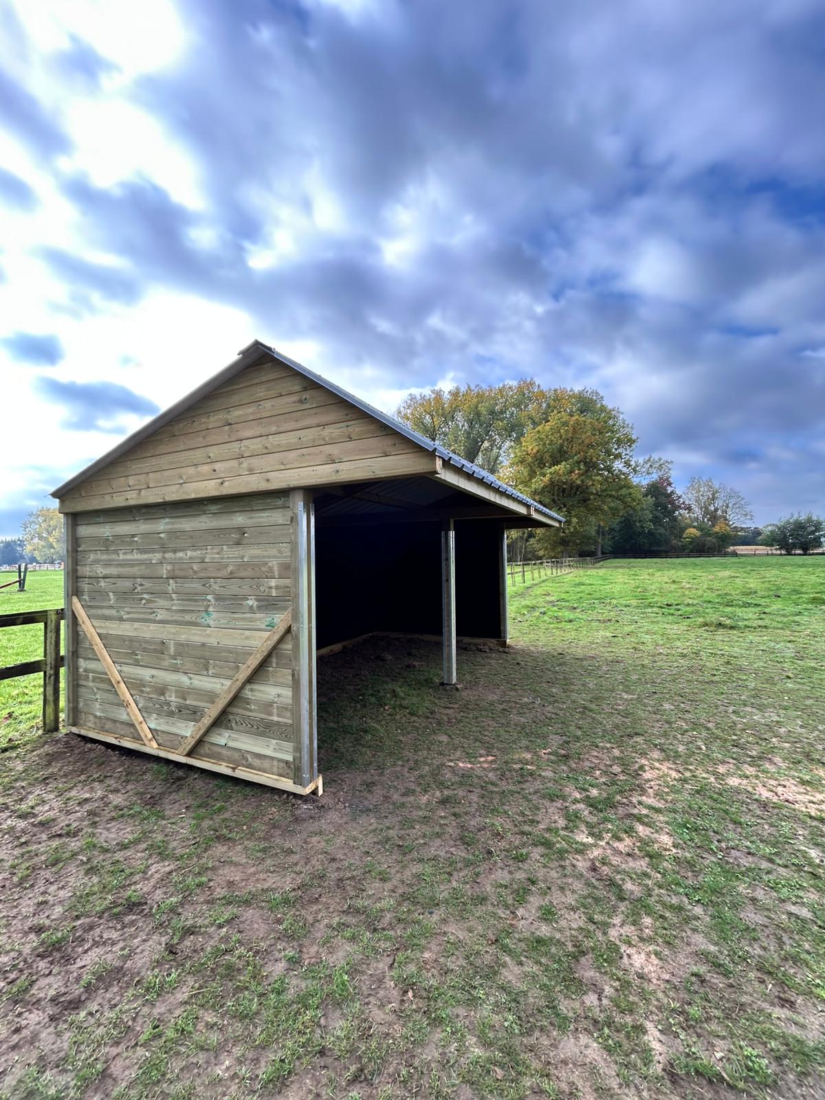 Schuilhok 3mx6m - bouwpakket