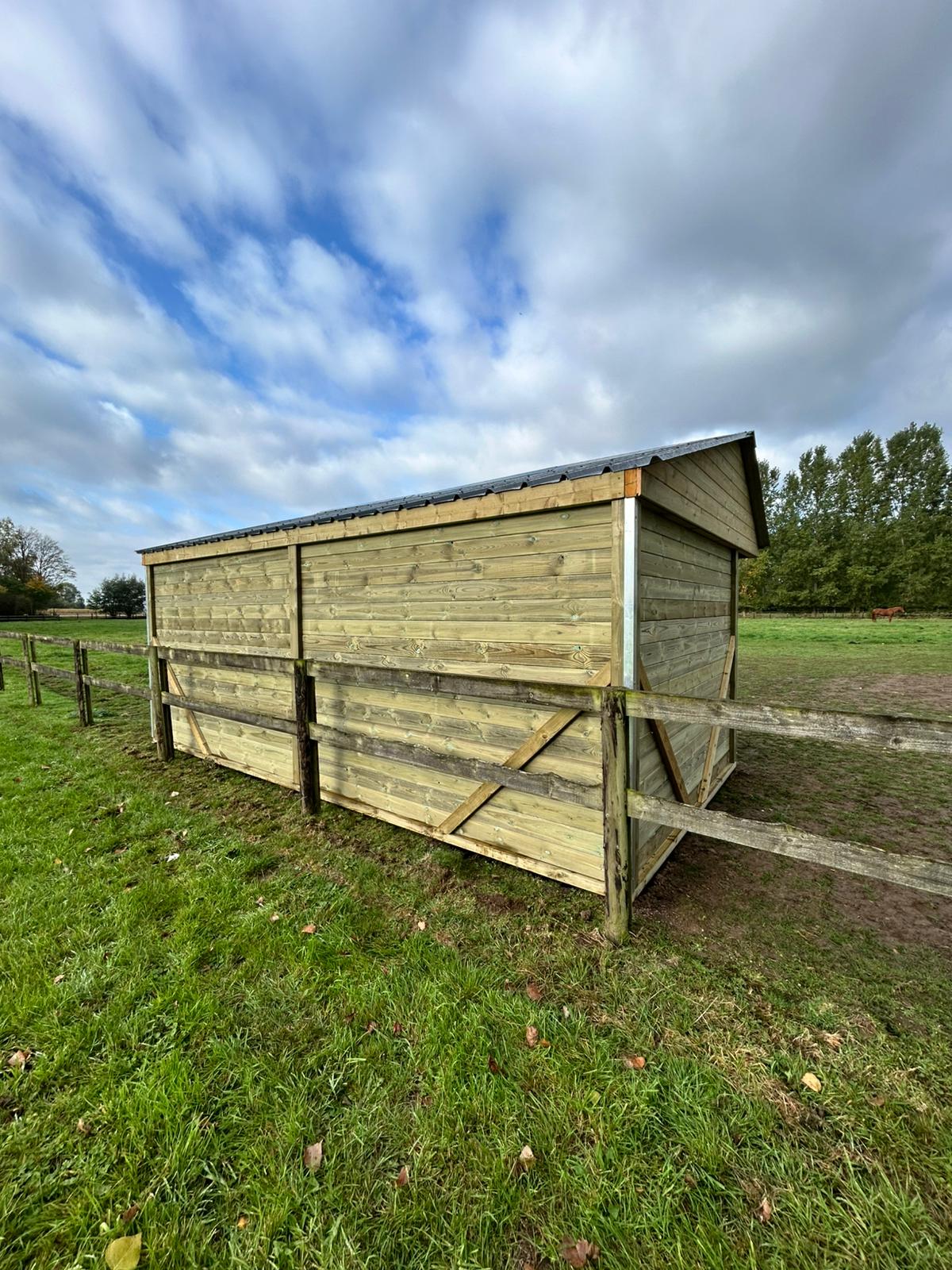 Schuilhok 3mx6m - bouwpakket