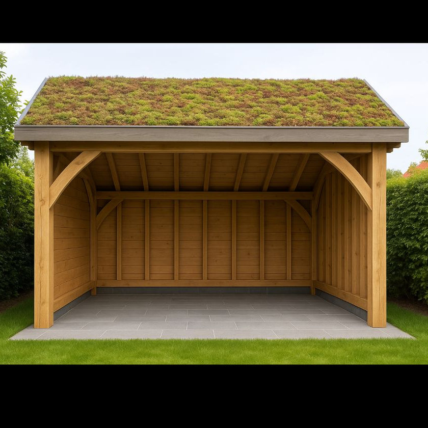 Abris en bois de chêne