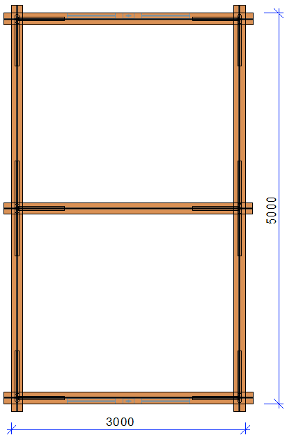 bouwpakket eik 5mx3m