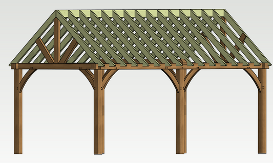 bouwpakket eik 6mx3m