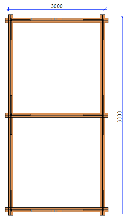 bouwpakket eik 6mx3m