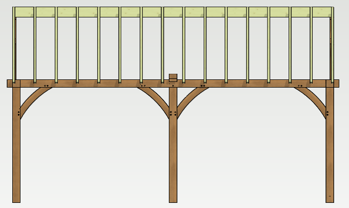 bouwpakket eik 6mx3m