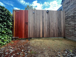Porte de jardin PADOUK - Sur cadre - simple porte