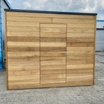 tuinhuis-kopen-tuinhuis-thermowood-ayous-houtstock-meise-houten-palen-weidepoorten-paardenomheining